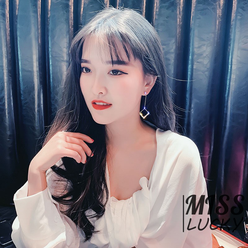 Khuyên tai nữ kiểu dáng hình học thời trang cá tính