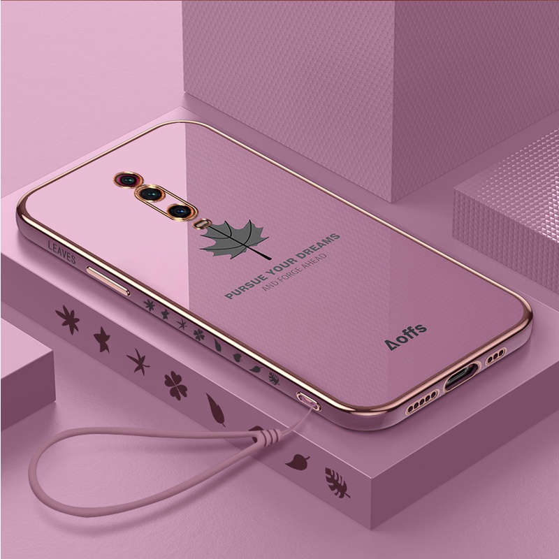 Ốp Điện Thoại TPU Mềm Họa Tiết Lá Phong Cho Redmi K40 K40 Pro/K30/K30 Pro/K20/K20 Pro