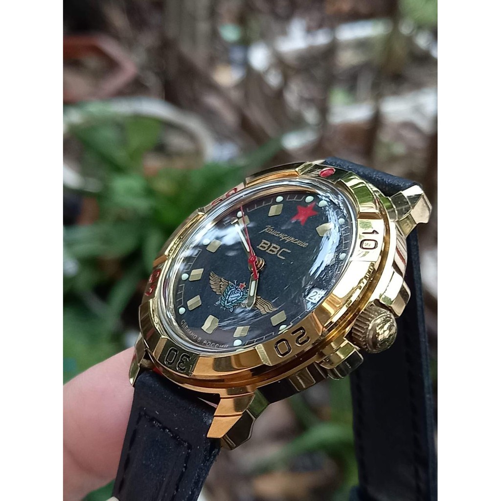 Đồng hồ nam Vostok máy cơ lên giây, size mặt 39. Đồng hồ Vostok Nga 439313