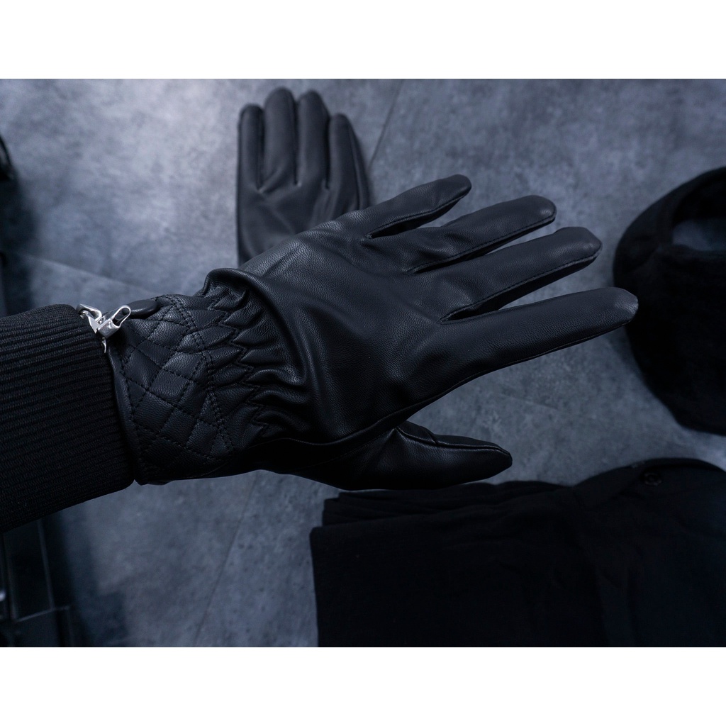 Combo chống rét đang bán rất chạy nhé ae: quần giữ nhiệt lót nỉ + găng da lót lông + bịt tai bông