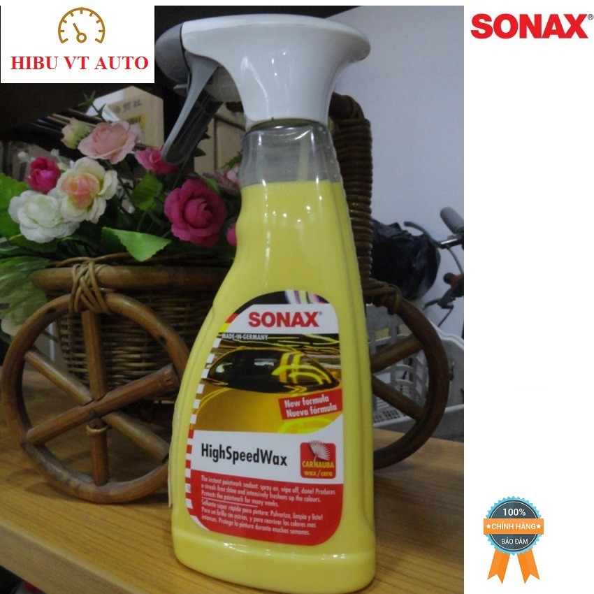 Chai xịt Đánh Bóng Sơn Ướt Sonax High Speed Wax 288200