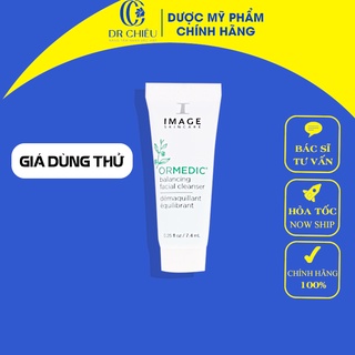 Sữa rửa mặt làm dịu da Image Skincare Ormedic Balancing Facial Cleanser Mini 7.4ml