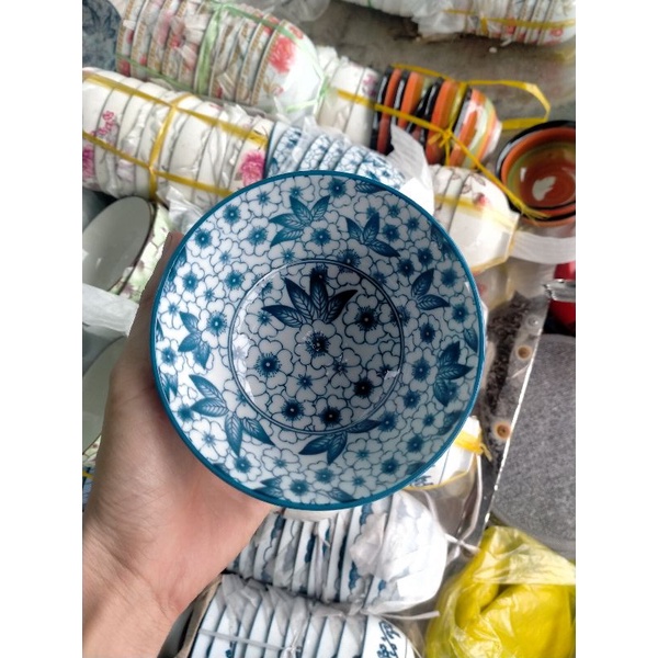 Tô đĩa chén sứ cổ bông 526-732 -bát tràng phong cách nhật bản