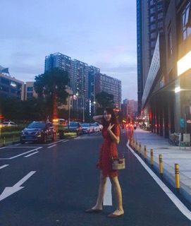 [Hàng oder] Váy voan hoa nhí vạt chéo
