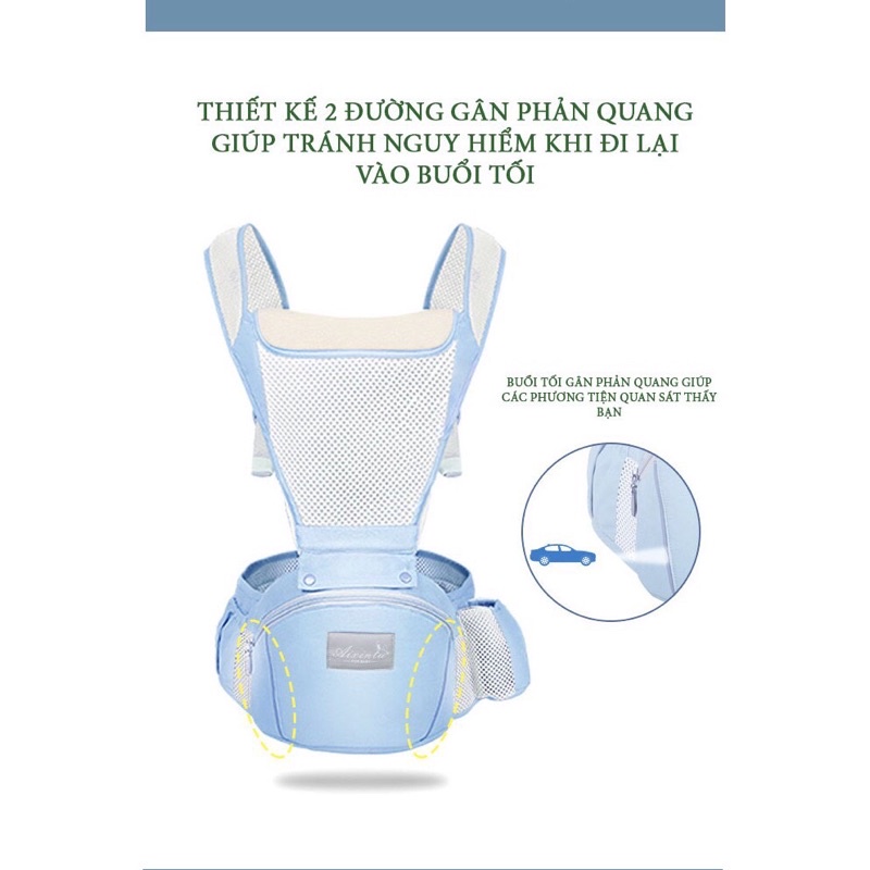 Địu em bé đa năng Aixintu Forbaby cho bé 0-36 tháng