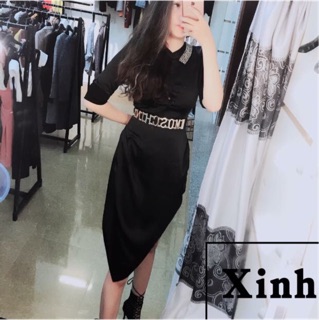 Đai váy xích cúc bấm sau