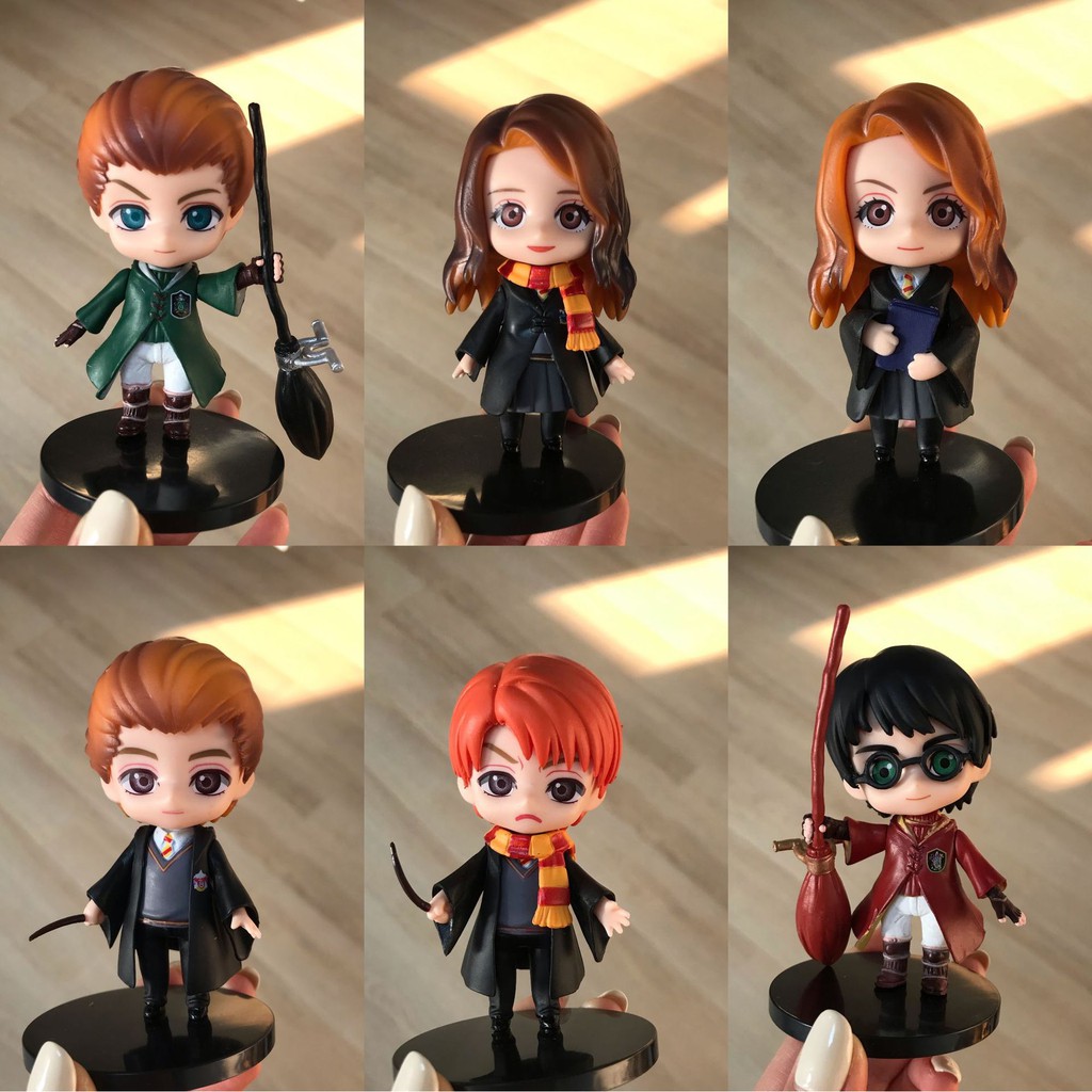 Set 5 / 6 Mô Hình Đồ Chơi Nhân Vật Trong Phim Harry Potter Phiên Bản Q