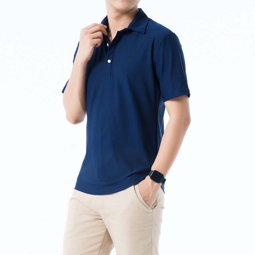 Áo Polo Trơn Rough Chất Liệu Cotton CVC Chống Nhăn, Form Suông Basic | BigBuy360 - bigbuy360.vn