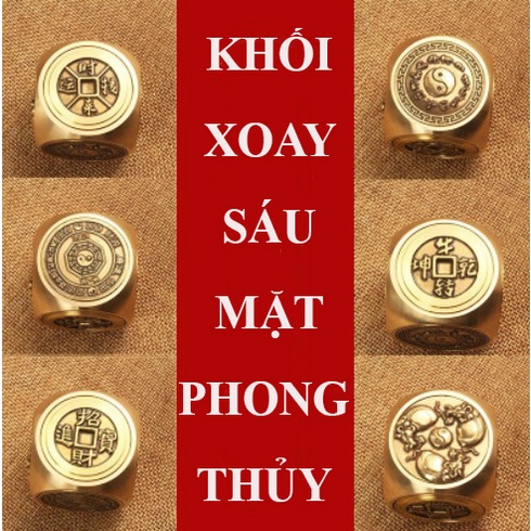 Tượng Đồng: Khối Xoay 6 Mặt Bát Quái Độc Lạ - Vật Phẩm Phong Thủy