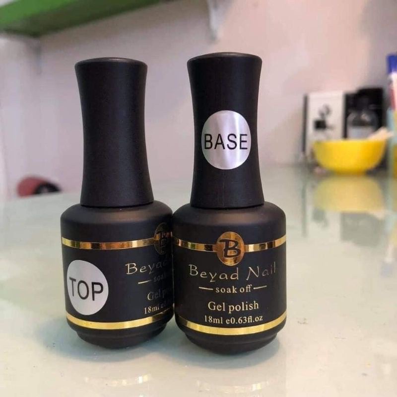 Cặp Liên kết-Top siêu bóng Beyad chai 15ml chính hãng-shopmynail