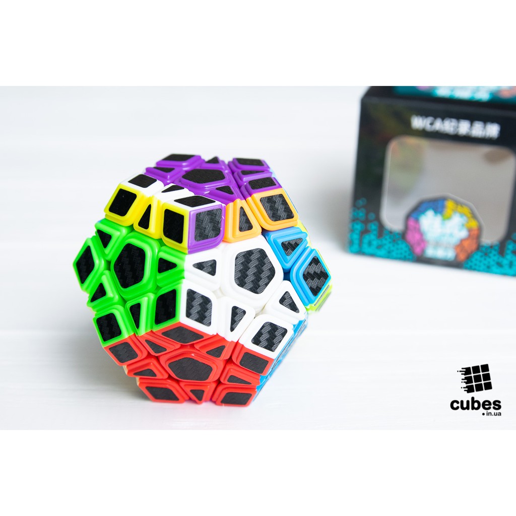 Rubik Moyu carbon megaminx 12 Mặt khối lập phương - rubik đồ chơi phát triển siêu trí tuệ