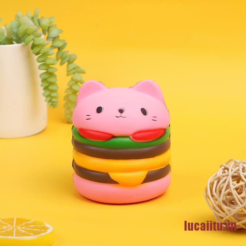 1 Đồ Chơi Xốp Squishy Giảm Stress Hình Thức Ăn Nhanh Dễ Thương Cho Bé