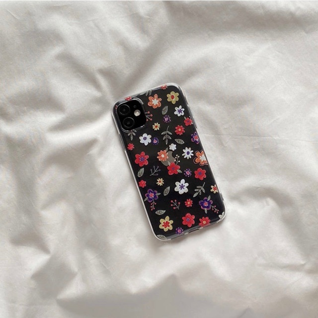 Ốp Silicon nhiều hoa nhí đỏ