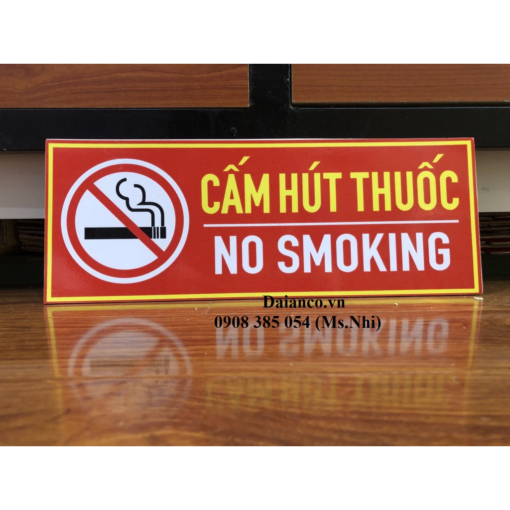 Bảng báo cấm lửa và cấm hút thuốc- Chất liệu fomex siêu nhẹ tiện lợi- Hình thật