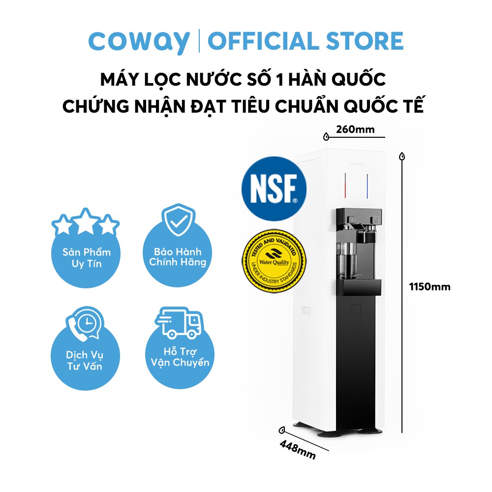 [Mã ELTECHZONE giảm 5% đơn 500K] Máy lọc nước Coway Harry CHP-590R