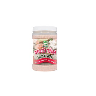 Muối hồng himalaya spa dạng mịn 900g dùng tắm tẩy tế bào chết