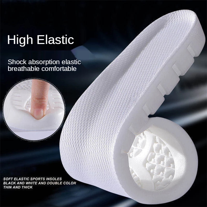 1 Cặp Đế Lót Giày Siêu Nhẹ Thoáng Khí Bằng EVA Cho Nam Nữ