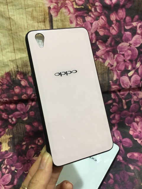 [Mã ELFLASH5 giảm 20K đơn 50K] Ốp lưng oppo Neo 9 (A37) viền dẻo lưng kính cường lực cực đẹp