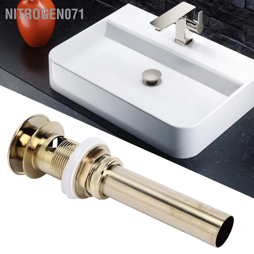 Ống Thoát Nước Bằng Đồng G1 / 4 Chống Ăn Mòn Dễ Lắp Đặt Cho Bồn Rửa Nhà Tắm