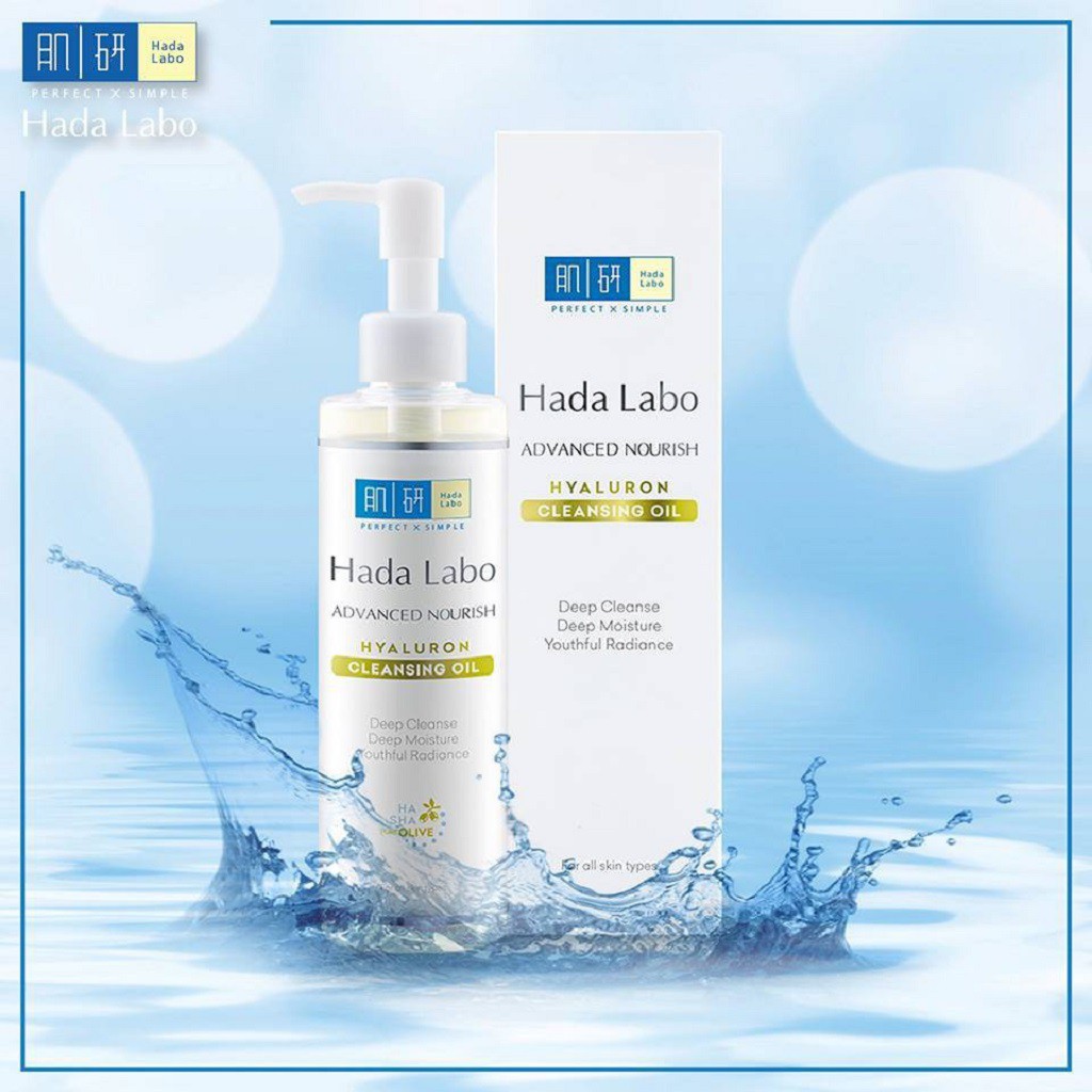 Dầu Tẩy Trang Hadalabo Advanced Nourish Hyaluron Cleansing Oil 200ml