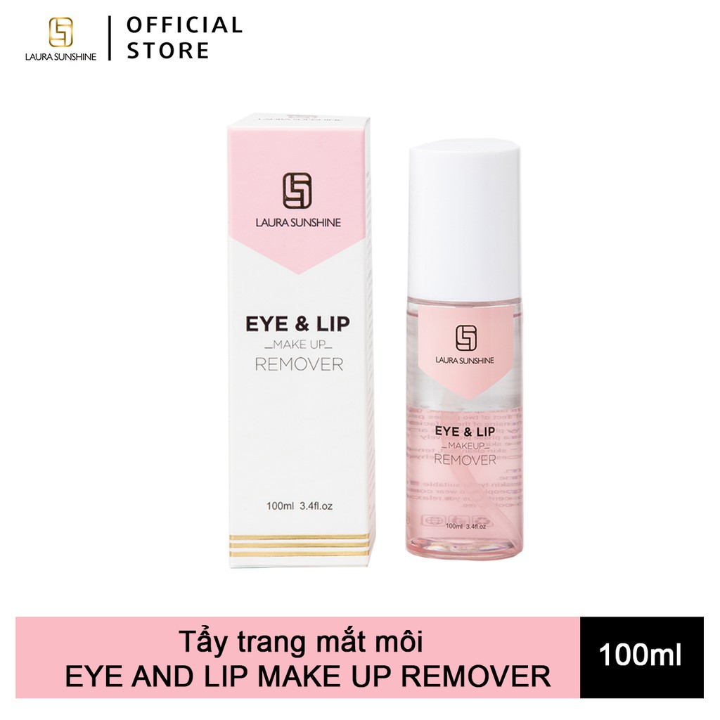 Bộ sản phẩm Chăm sóc và Bảo vệ mắt Serum Laura Sunshine Eyes 30g & Tẩy trang mắt môi Eye and Lip Make Up Remover 100ml