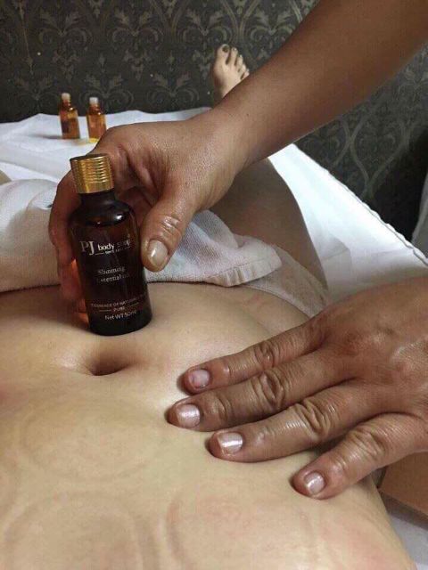 Tinh dầu massage tan mỡ PJ Body Shop Slimming Essential Oil