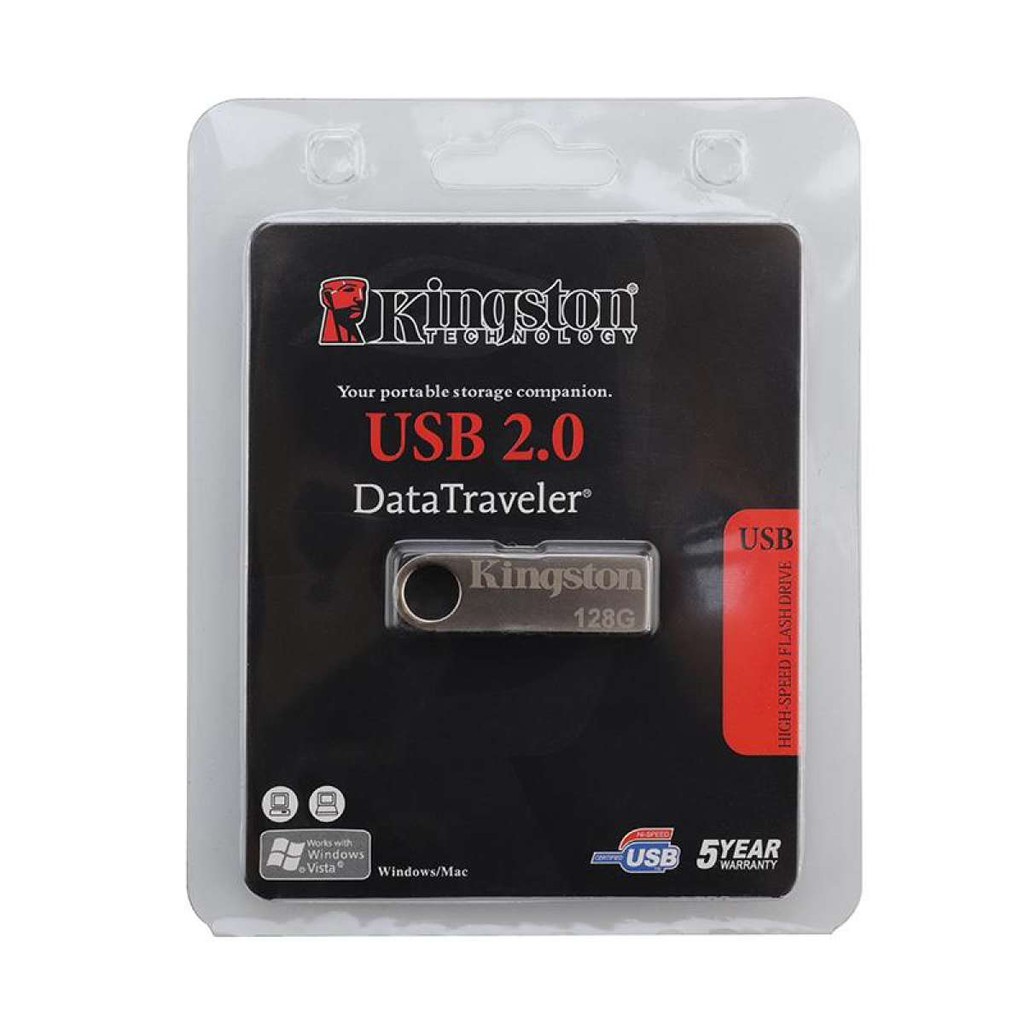 Kingston Ổ đĩa OTG 128GB USB 2.0 kim loại tốc độ cao