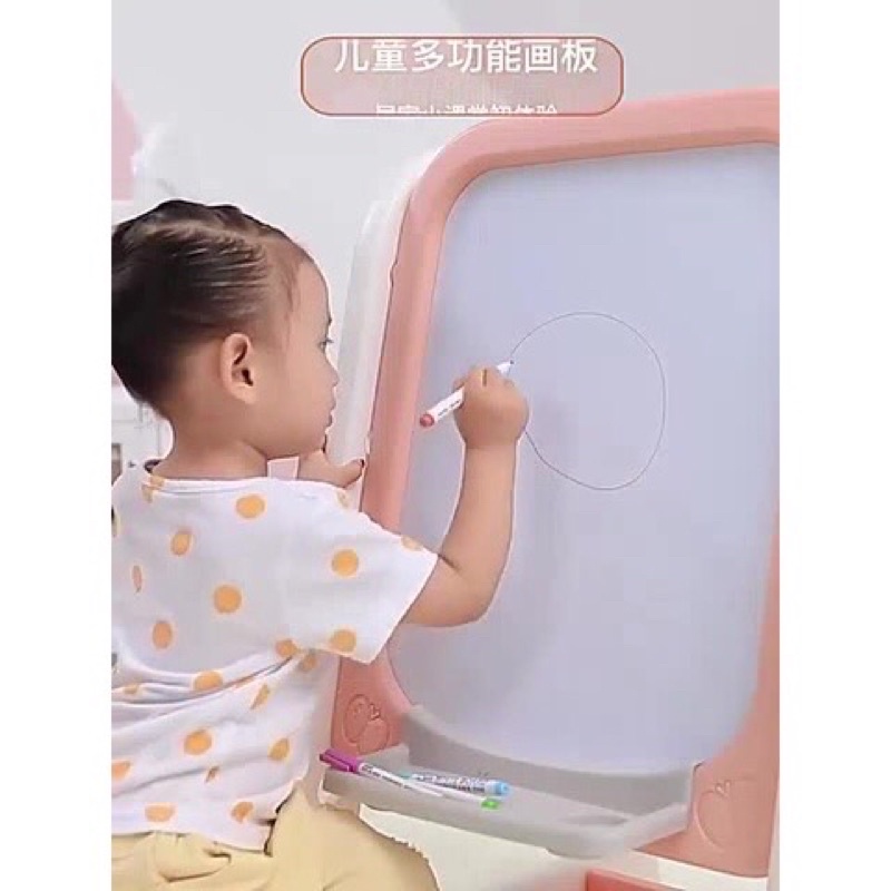 Bộ Bảng Vẽ Từ Tính Đa Năng 5In1 Kèm Giá Sách và Ghế Cao cấp cho bé từ 0 đến 9 tuổi quà tặng trung thu