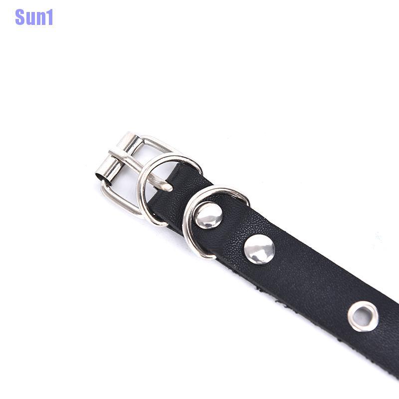 Vòng cổ choker da phong cách gothic quyến rũ thời trang