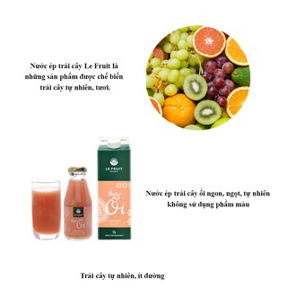 Nước ép Le Fruit Ổi 1L