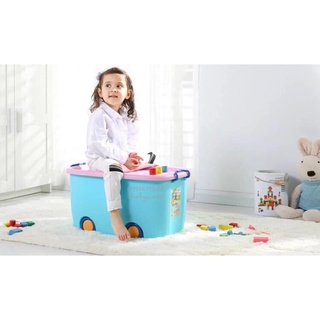 THÙNG ĐỰNG ĐỒ CHƠI CHO BÉ (LOẠI SIZE LỚN CÓ BÁNH XE)