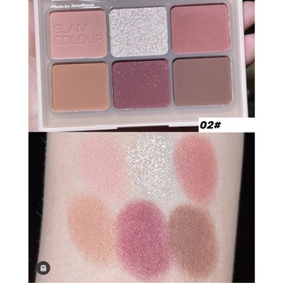 [GLAM COLOUR] Bảng mắt 6 ô Glam Colour (GC123)