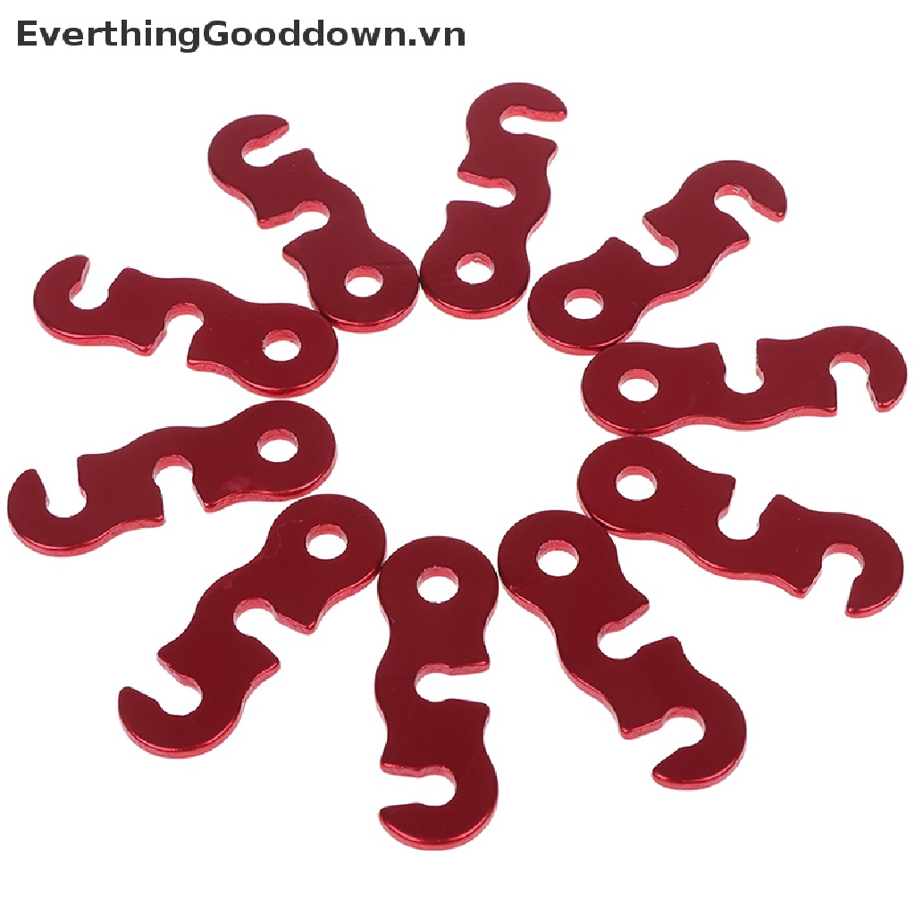 Everthinggear 10 Dụng Cụ Điều Chỉnh Dây Lều Bằng Hợp Kim Nhôm Tháo Gỡ Nhanh
