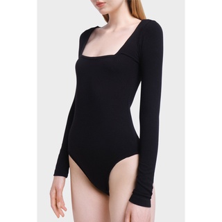Áo bodysuit tay dài cổ vuông narcotics- luna