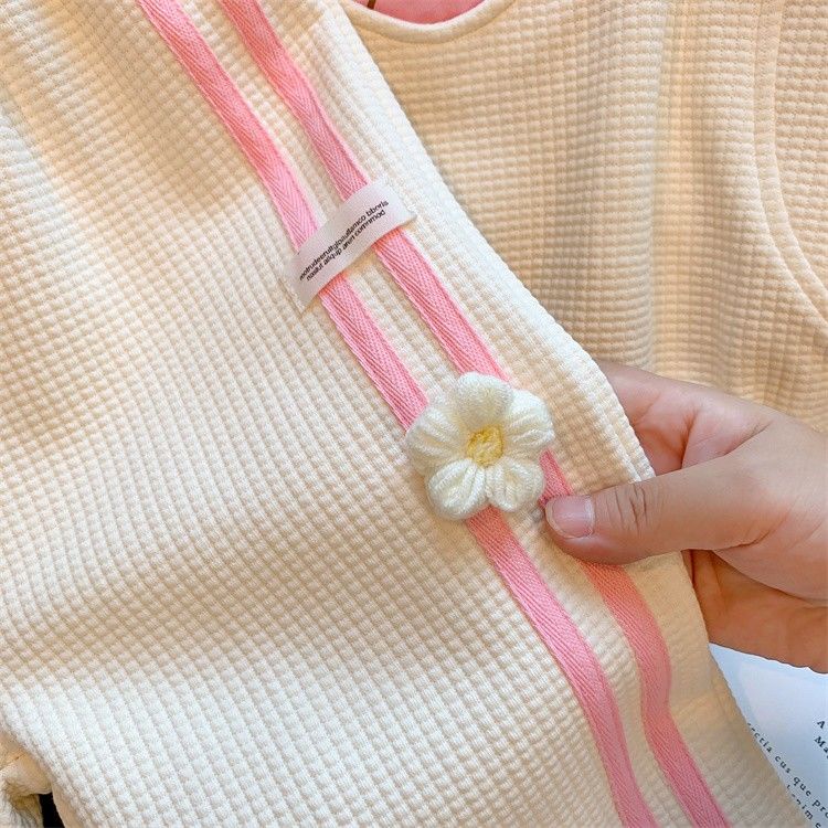 Set Đồ Thể Thao Dài Tay Phong Cách Hàn Quốc Mới Cho Bé Gái