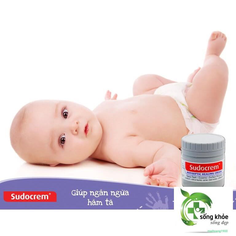 Kem Chống Hăm Tã Trẻ Em Sudocrem 60g- Đặc trị hăm tã ở trẻ, phòng ngừa hăm tã ở trẻ