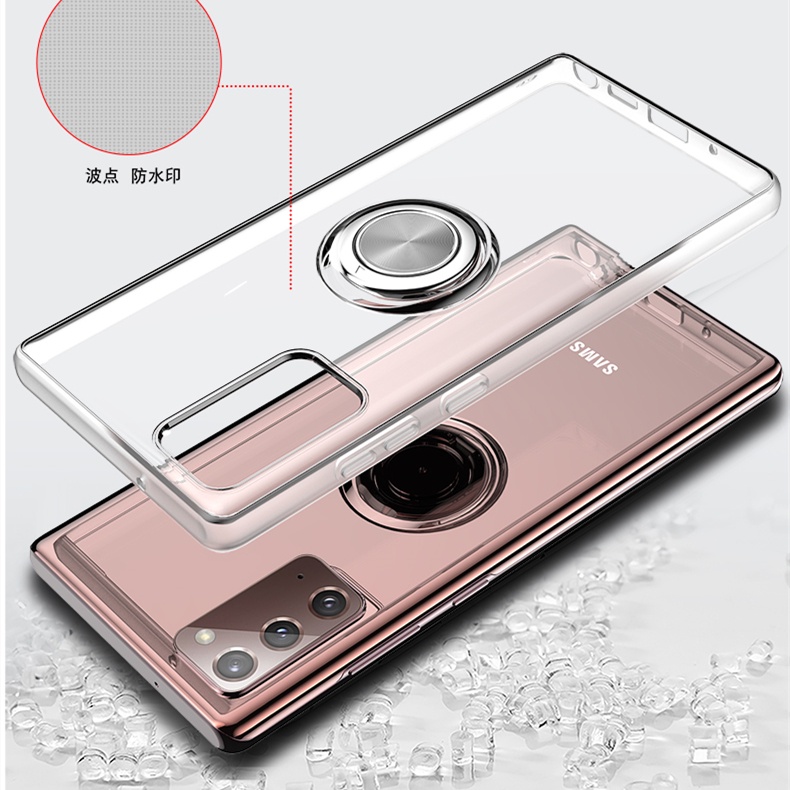 Ốp Điện Thoại Siêu Mỏng Kèm Giá Đỡ Cho Samsung Note 8 9 10 20 Plus Ultra