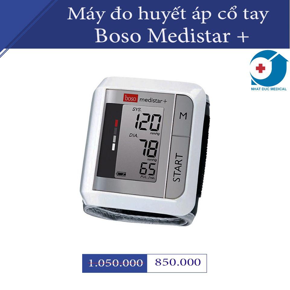 Máy đo huyết áp cổ tay Boso Medistar +  của Đức