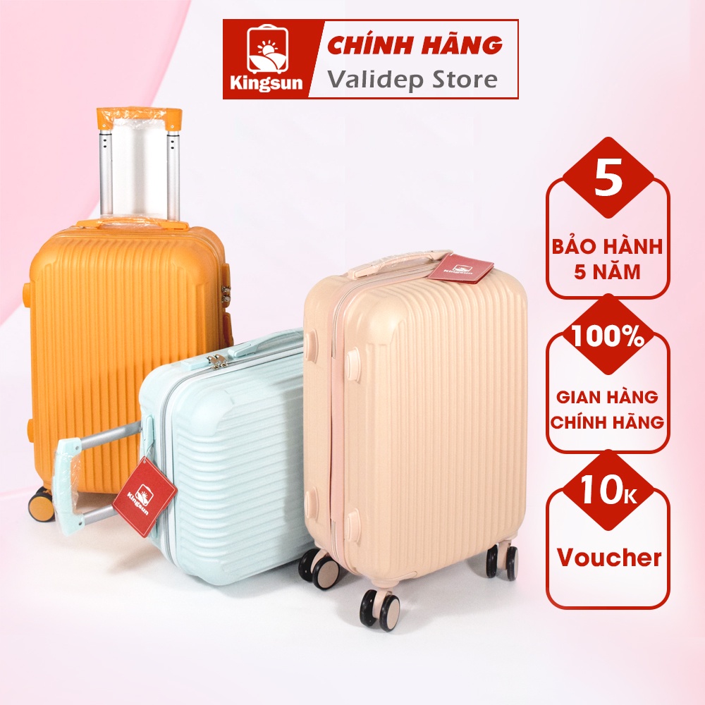 [Mã SOVALIDEP1 giảm 15% đơn 150K tối đa 50k]Vali du lịch vali kéo Cao Cấp Size20/24inch KS-155/T02