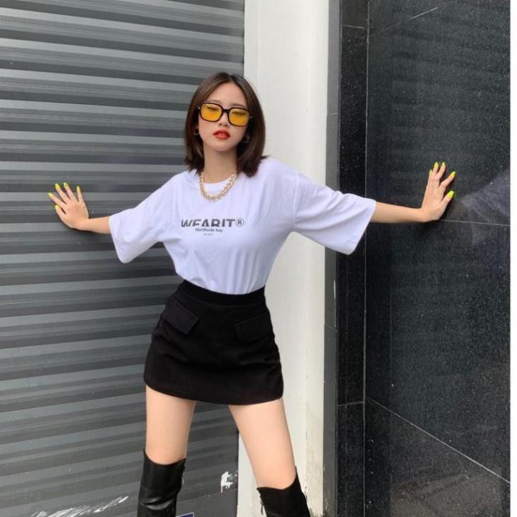Áo thun tay lỡ WEA, Áo phông Unisex Form Rộng mùa Hè | BigBuy360 - bigbuy360.vn