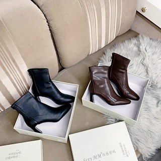 💖FULLBOX BOOT💖 Bốt mũi nhọn da mềm 7 phân loại 1 cao cấp