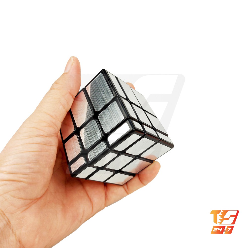 Khối Rubik 3x3 Biến Thể Bạc MoYu MeiLong Mirror - Đồ Chơi Rubic Gương 3 Tầng 3x3x3