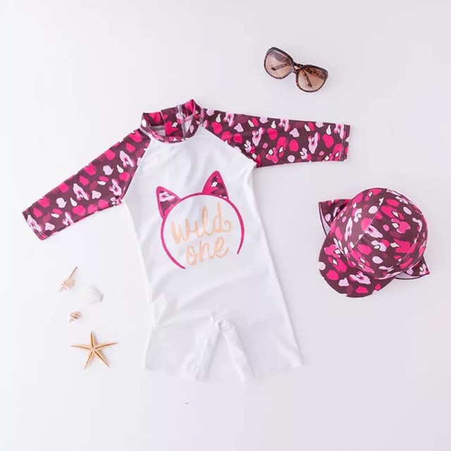 Áo bơi liền con mèo cho bé gái 2-7 tuổi