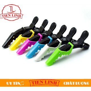 Kẹp cắt tóc cá sấu giúp chia nhỏ các phần tóc, phù hợp cho Salon hoặc tại nhà (Bộ 5 cái)