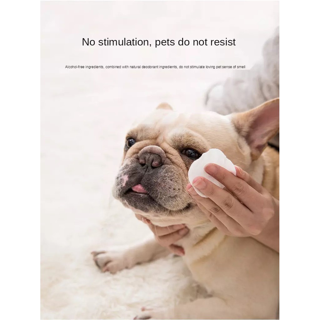 Khăn lau mắt, lau tai cho chó. Bông chăm sóc tai, mắt cho mèo. Chiết suất thiên nhiên cho đôi mắt sáng, tai sạch sẽ