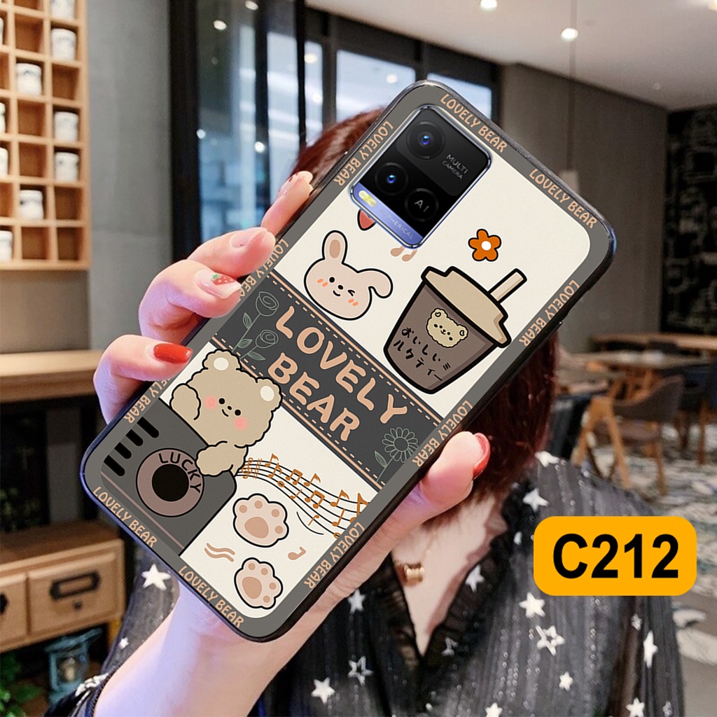 Ốp lưng Vivo Y21 / Y21s - Vivo Y33s in hình gấu bear dễ thương, bền đẹp