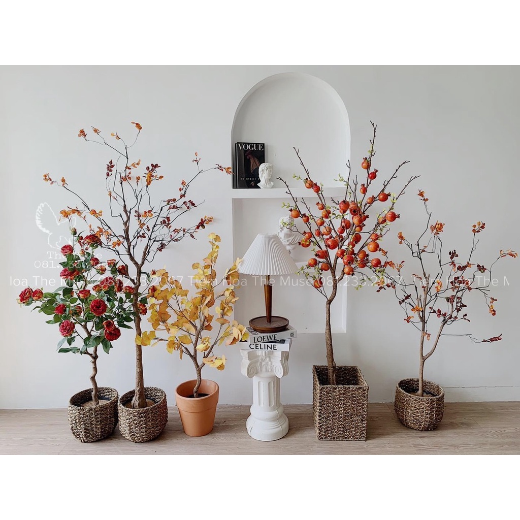 Cây Giả Decor - Phong Cách Wabi Sabi Tối Giản Mộc Mạc