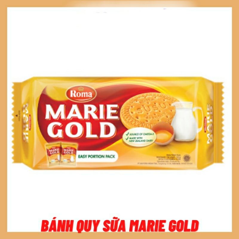 Bánh quy sữa Roma Marie Gold 240g xuất xứ Indonesia