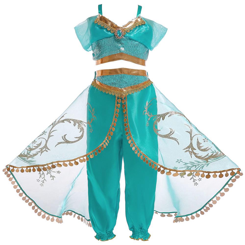 Đầm hoa nhảy Belly Dance cho bé gái
