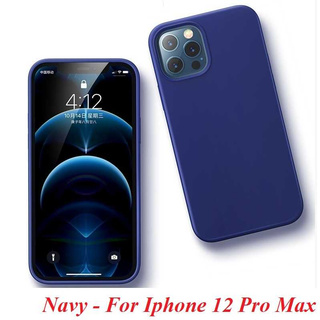 Ugreen 20458 Iphone 12 Pro Max 6.7inch Màu xanh Navy Ốp Lưng điện thoại Silicone LP417